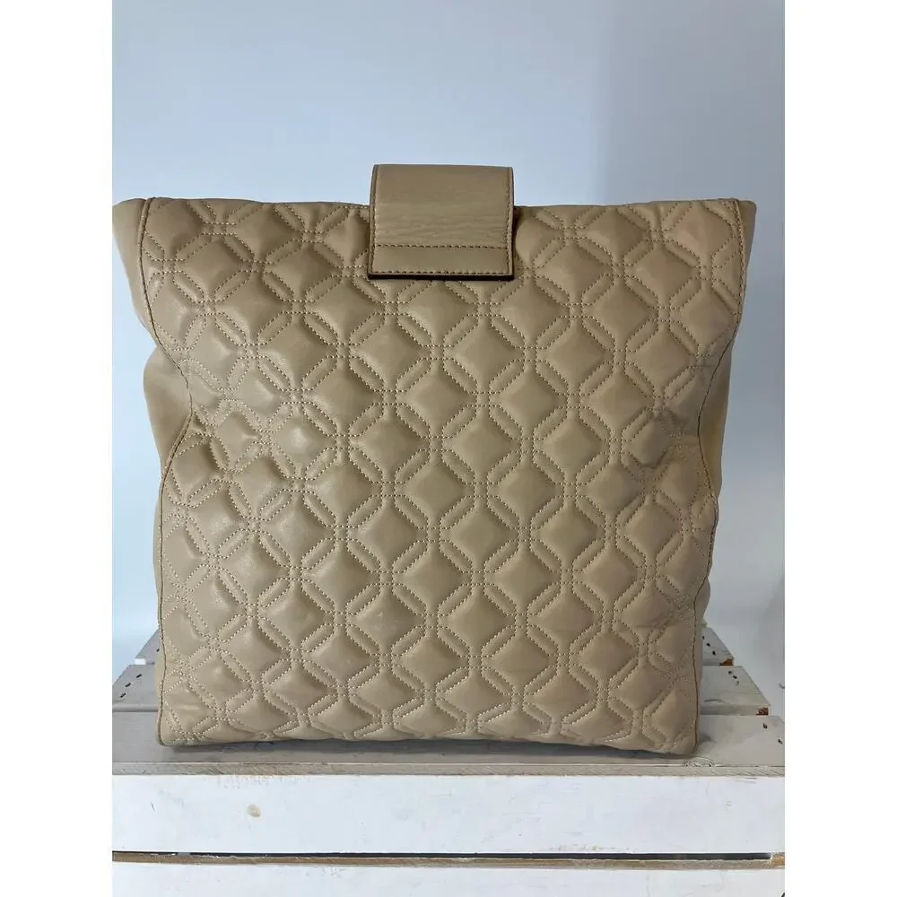 KATE SPADE LARGE QUILTED SMOOTH LEATHER SHOULDER BAG ASIS